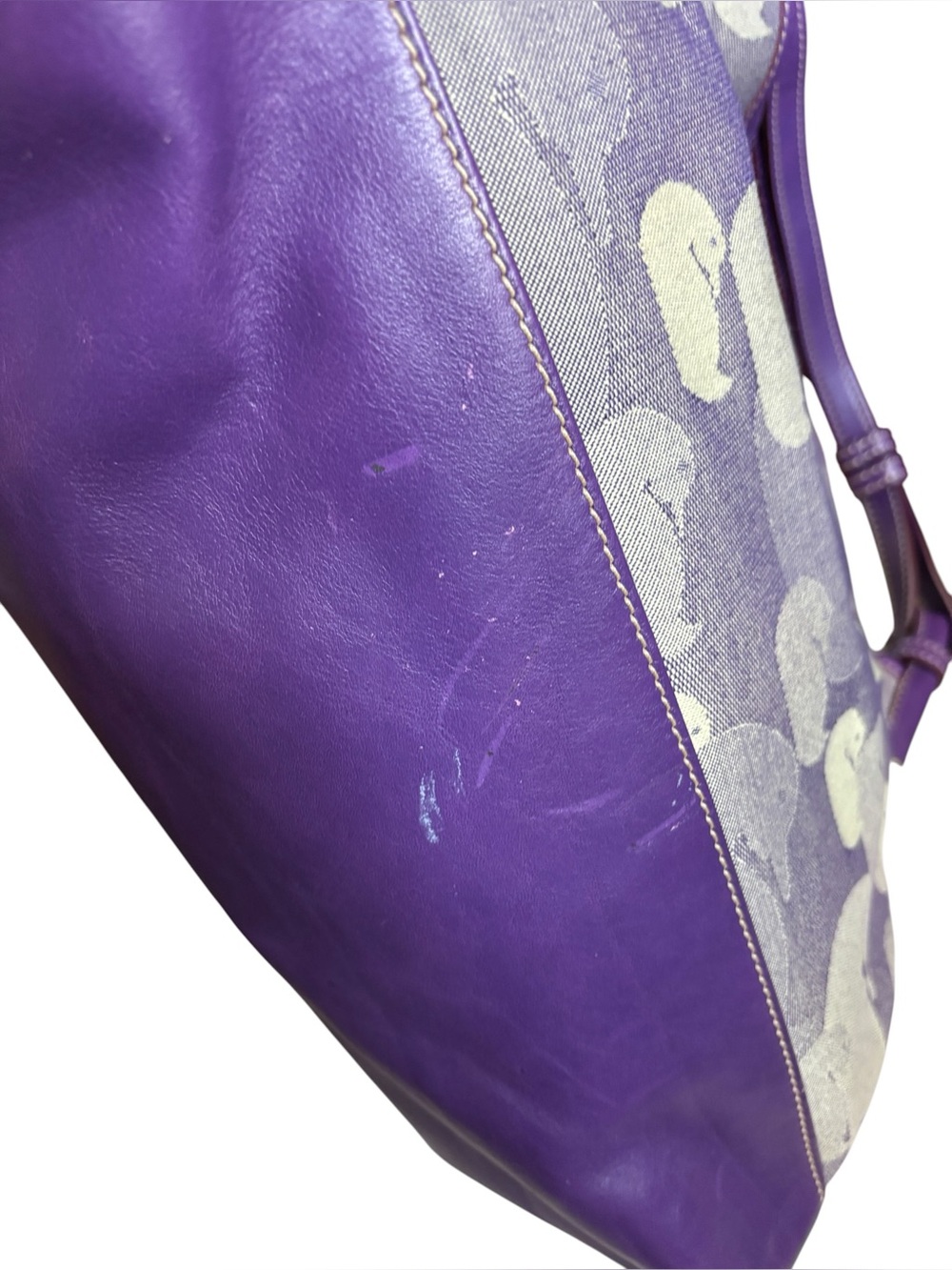 Dooney & Bourke Large Purple Hobo Bag - Picture 12 of 12